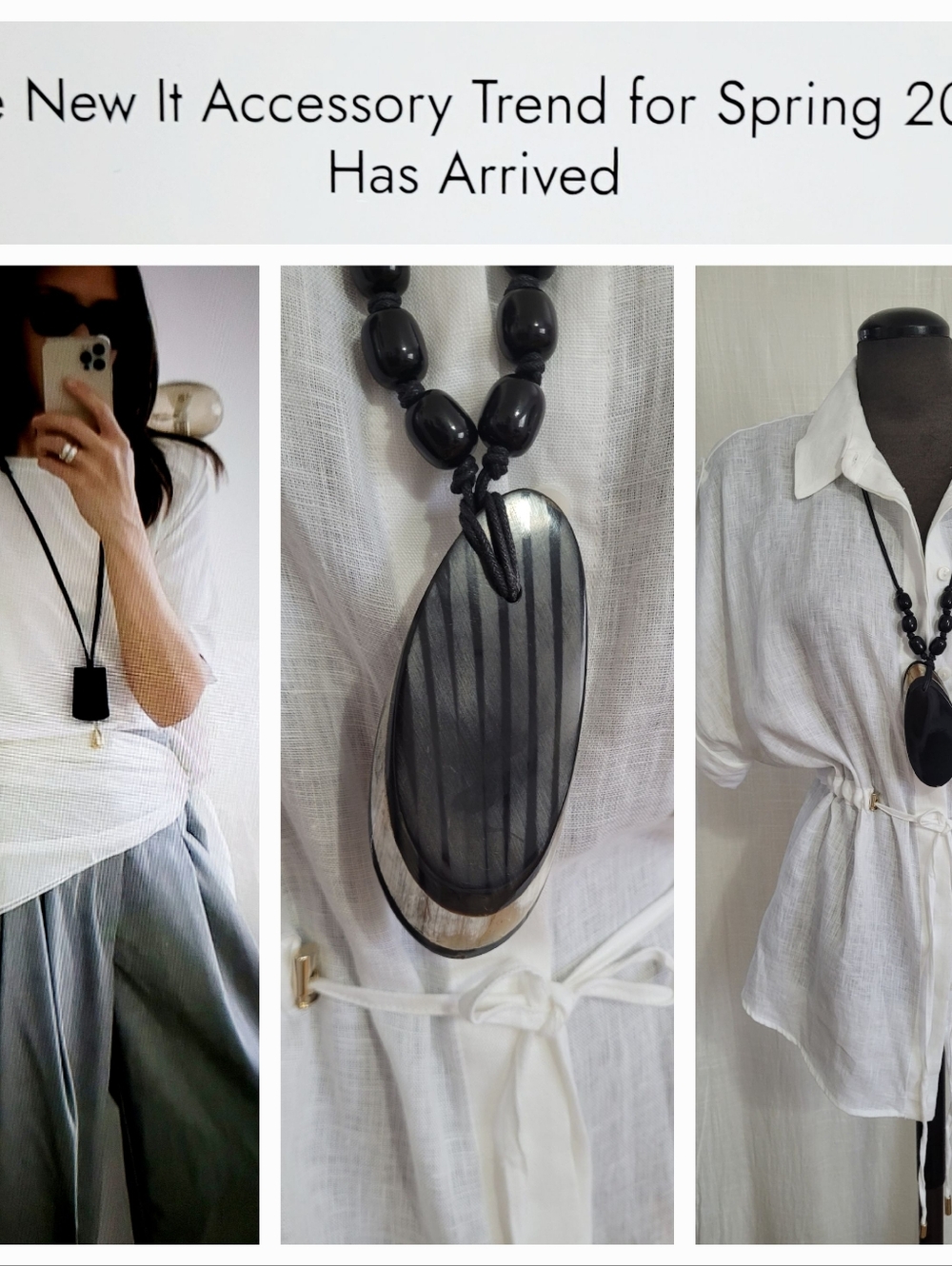 lPendant Statement Necklace